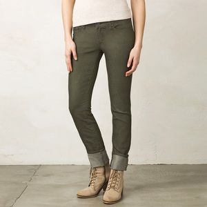 Prana Kara Jean size 10 Cargo Green
